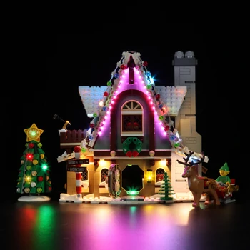 BrickBling Lumină Led-Uri Kit Pentru 10275 Elf Club House De Colectie Model De Jucărie Cadouri De Craciun(Nu Blocuri)