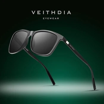 VEITHDIA Brand de ochelari de Soare Unisex Retro Aluminiu+TR90 ochelari de Soare Lentile Polarizate de Epocă Ochelari de soare Ochelari de Soare Pentru Barbati/Femei 6108