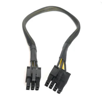 PC-ul SURSEI de alimentare PCI-E de 6 pini de sex masculin la 8pini de sex Masculin GPU placa Video cablu de alimentare cablu 18AWG 30cm pentru Dell T5810 T3610 T5610 T7600 T7610 Calculator