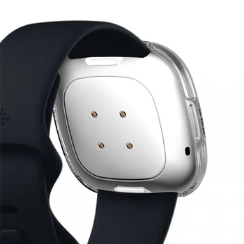 Moda Cazul Smartwatch PC Cazuri Rama de Acoperire Protector Ceas Ecran Protector Pentru Fitbit-Versa 3/Sens Versa3 Accesorii Ceas