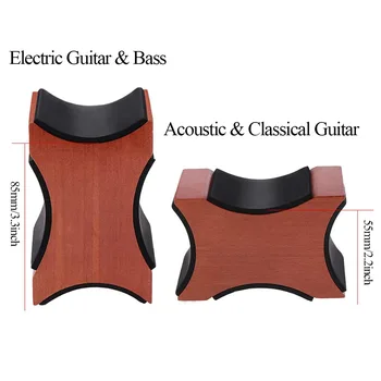 2 Utilizarea Înălțime Bass Chitara, Mandolina Gât Restul De Sprijin Bază De Lemn Lutier Instrument Chitara De Gât Restul De Sprijin Bază De Lemn Lutier Instrument