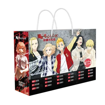 Tokyo Răzbunătorul Anime Cadou Lucky Sac De Colectare De Jucării Cu Carte Poștală Mikey Poster Insigna Draken Autocolante Marcaj Cadouri De Craciun