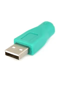 Verde USB 2.0 Tip a Male la PS/2 de sex Feminin pentru Tastatură, Mouse-ul Convertor Adaptor PS2