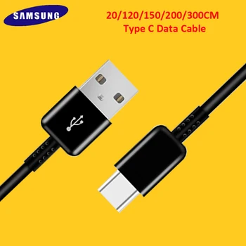 Original Samsung TIP C Cablu 0.2/1.2/2/3M Fast Charger Linie de Date Pentru SAMSUNG Galaxy A20 A40 A60 M12 M13 A12 A11 A31 A41 A51 A71