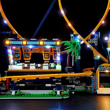2022 NOU ÎN STOC Retrofit Electric RC LED Light Set Pentru Bucla Coaster Compatibile Cu LEGO 10303 Set de Blocuri Caramizi Jucarii