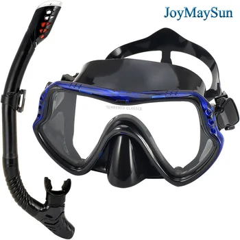 JoyMaySun Profesionale Tub Scufundări Masca si Snorkel-Ochelari de protecție Ochelari de Scufundări, Înot Ușor Respirația Tub Set Snorkel Masca
