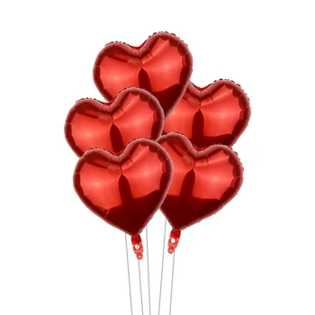5pcs star de film de aluminiu balon consumabile partid ziua de nastere roșu galben albastru temă inima baloane nunta decor copil de dus jucarie