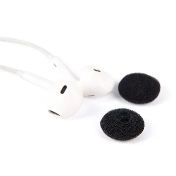 30Pcs/lot Burete Acoperă Sfaturi Negru Spumă Moale căști Căști de Urechi tampoane de Înlocuire Pentru Casti MP3 MP4 Moblie Telefon