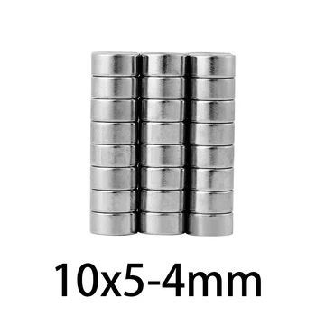 10-200pcs 10x5-4mm Stong Magneți din Neodim Disc 10x5mm Gaura de 5mm Diametru Minor Magnet Rotund Îngropat Magnetic 10*5-5mm