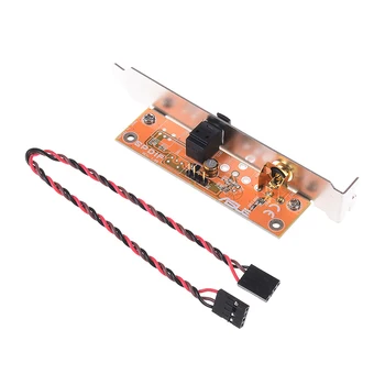 SPDIF Optic Si RCA Out Placa Suport Cablu Pentru PC Placa de baza Cablul Negru GND Masă