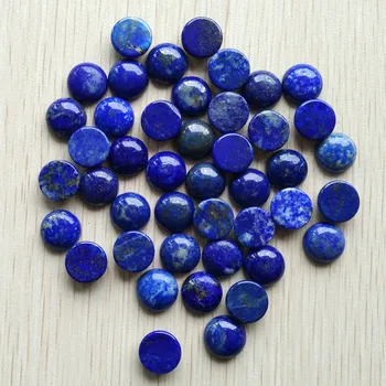 Moda de calitate superioară natural Lapis Lazuli rotund TAXI margele CABOCHON pentru a face bijuterii en-gros 12mm 50pcs/lot transport gratuit