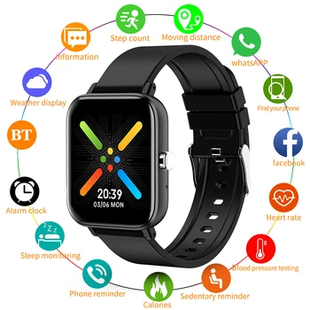 Apelare Bluetooth Ceas Inteligent Bărbați Impermeabil de Sănătate de Fitness Monitor Smartwatch pentru Femeile Inteligente Ceas Sport pentru Android Ceasuri de sex Masculin