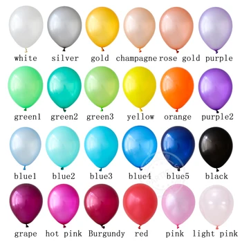 10buc 10/12 inch perla baloane latex toate de culoare gonflabile aer petrecere de nunta de decorare bile Happy birthday Baby shower balon