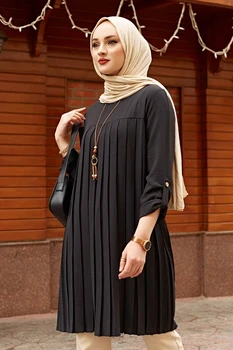 Cutat Tunica Gri Pentru Femei Cu Maneca Lunga Plus Dimensiune Topuri Abaya Dubai Vintage Bluza Carouri Vară Primăvară Caldă, Tricou Haine Domnisoare