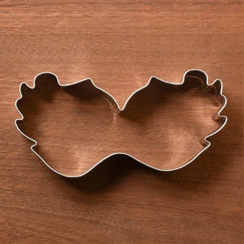 KENIAO Masca de Partid de Cookie-Cutter - 11 x 5.6 cm - Nunta de Ziua Biscuit Fondant Sandviș cu Pâine cu Mucegai - din Oțel Inoxidabil - prin Janka