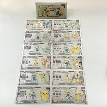 2022 Pokemon Pikachu card clasic de memorie pentru copii colectie de 10000 de monede de aur Pikachu buzunar mingea copiilor cadou de Crăciun