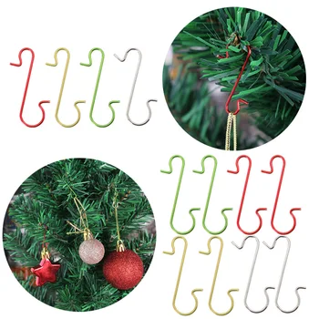 50Pcs Ornament de Crăciun Cârlige Copac Xmas Decor Cârlig Umeraș din Oțel Inoxidabil în Formă de S, Cârlig Consumabile Partid Ziua de nastere Acasa Accesoriu