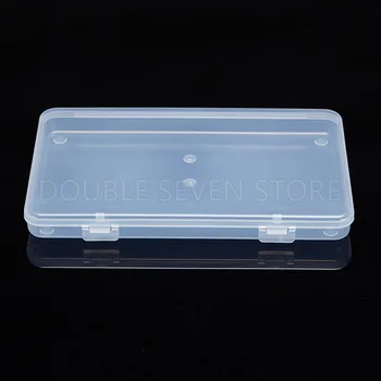 2 buc 22cm L Dreptunghi Flip Cover de Plastic Cutie de Depozitare PP Transparent Caz cutii de Ambalaj DIY Face Parte Materialul Accesorii