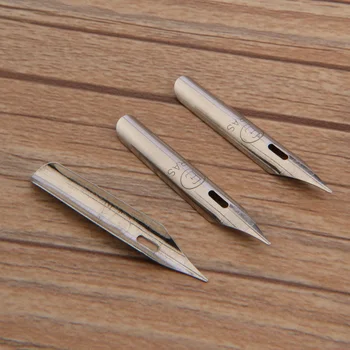 Mâna Lustruit 3pc Baie de Cerneală, Peniță Nivel Oțel Inoxidabil Vietnam Peniță de desen Animat Apa de Scris, Accesorii