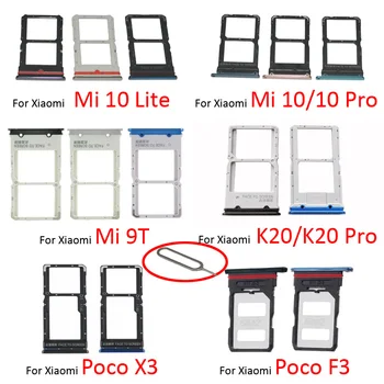 Cartelă SIM Slot Pentru Xiaomi Mi 9T 10 Pro Lite Redmi K20 Pro Original de Telefon SIM-ul SD Card Holder Sertar Pentru Poco X3 F3