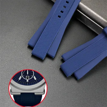 29*13mm Convex cauciuc watchband pentru M-K MK8184 MK8295 MK8445 MK8492 MK9019 MK9020 Bărbați ceas silicon trupa black curea de ceas