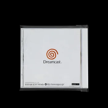 100buc Dreamcast 1 Disc Caz Bijuterie Joc de Box Protector Resigilabil Maneca OPP Psihiatru Folie de Pungi de Plastic