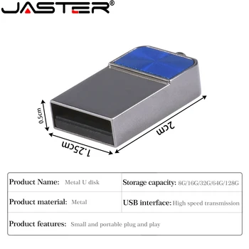 JASTER Mini Metal USB 2.0 Flash Drive 64GB pendrive 32GB U Disc 16GB stocare Pen-Drive 8GB 4GB Fotografie de Nunta, Cadouri de Memory Stick