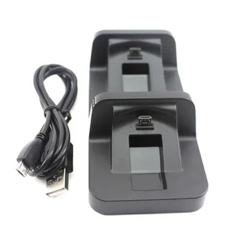 Dual Micro USB de încărcare de Încărcare de Andocare Dock Station Stand pentru PS 4 Controller Utile PS4 Joc Video Accesorii en-Gros