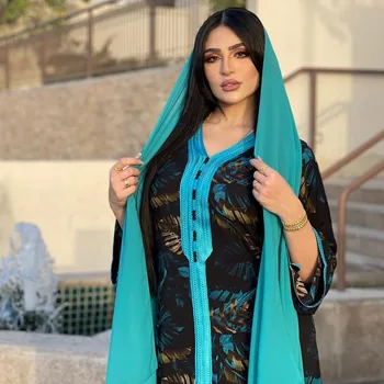 Ramadan Turcia Musulmană Rochie Femei Abaya Marocan Caftan Haine Islamice India Khimar Djellaba Dubai Jilbab-Ul Partidului Vestidos Eid