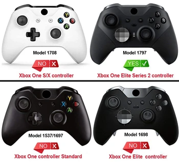EXtremeRate Portocaliu Soft Touch Masca Frontală Carcasă Caz de Înlocuire Kit pentru Xbox One Elite Series 2 Controller