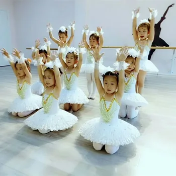 Led-Uri De Balet Tutu Copil Lacul Lebedelor Costum Fluorescente Rochie De Balet Pentru Fete Femei Adulte Clatita Tutu Pentru Dans
