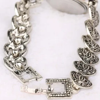 Noul Designer de Moda Promovarea Argint Tibetan + Bratari + 26% Cristal Brățară Ceas de mână pentru Femei ceasuri