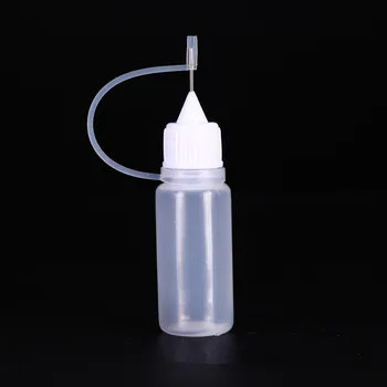10buc 10ml 30ml Plastic Compresibil Vârful Aplicator de Sticla returnabile Dropper Sticle cu Vârful Acului Capace pentru Adeziv DIY