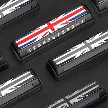 Universal UK Jack Auto Parcare Temporară Carte Numărul de Telefon Luminos Pentru MINI Cooper One S F54 F55 F56 F60 R55 R56 R60 Accesorii