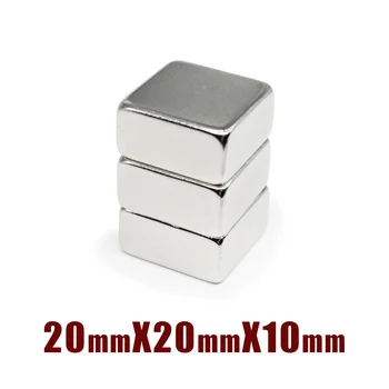 1/2/5/10/15BUC 20x20x10 mm Puternic Puternic Magnetice Magneți Foaie N35 Pătrat Stong Magneți 20x20x10mm Magnet de Neodim 20*20*10