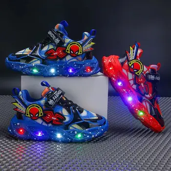 Luminoase Pantofi de Sport Cu Lumini pentru Copii Pantofi Casual Retro Intermitent de Mers pe jos Pantofi pentru Copii Fete Baieti Pantofi de Copil Copil Adidași