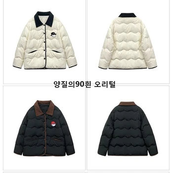 Potcoava Malbon de Golf pentru Femei Purta Jachete de Iarnă 2022 Jacheta de Golf pentru Femei Îmbrăcăminte coreeană Golf Jacheta 90 Alb Puf Jacheta