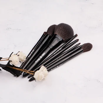 Destinul meu Perlate Black Series Cosmetice Set Perie Perie Începător Complet Portabil 11 Lână Animal instrumente de Machiaj