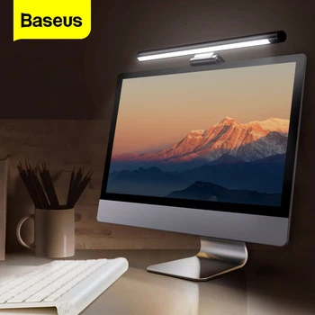 Baseus Ecran LED Bar Lampa de Birou Calculator PC Calculator Ecran Agățat de Bară de Lumină Lampă de Masă de Birou Studiu de Lumina de Citit Pentru LCD Monito