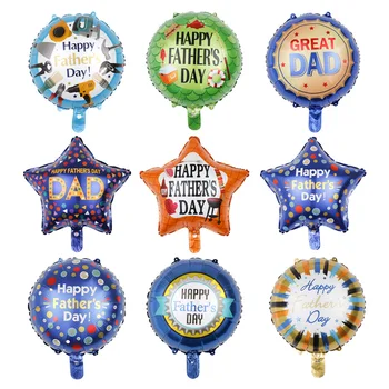 5pcs 18 limba engleză Happy Ziua Tatălui Heliu Globos ziua tatălui Happy Papa Super Balon de Folie tatăl mama Partidul Decor Glob