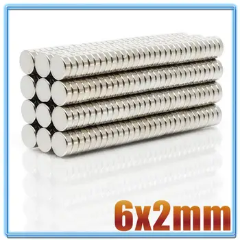 100buc Mini Mici N35 Magnet Rotund 6*1 6x1.5 6x2 6x3 6x4 mm, Magnet de Neodim Permanenți NdFeB Super-Puternici Magneți Puternici 6x1