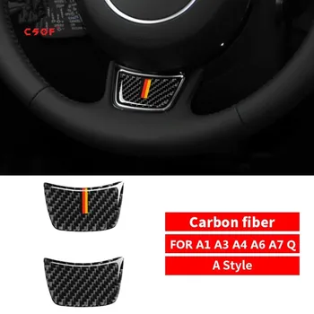 Fibra de Carbon Volan Autocolante Pentru audi A1 A3 A4 A5 A6 A7 masina coche accesorios autocolant auto accesorios para auto decor