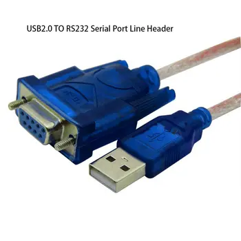 USB la serial RS232 linie USB2.0 9-pin cablu serial COM Port USB PENTRU DB9 convertor rs232 cablu de Sprijin Windows7 64