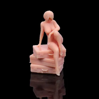1/87 1:64 Figura Așezat Valiza Frumusete Sexy Miniatură 1:43 Modelul Trebuie Să Fie De Culoare De Unul Singur Număr De 152
