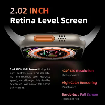 Uita-8 Ultra Smart Watch 45mm Seria 8 Temperatura Corpului NFC Bluetooth Apel Monitor de Glucoză din Sânge Smartwatch Bărbați Femei PK S8 HW8