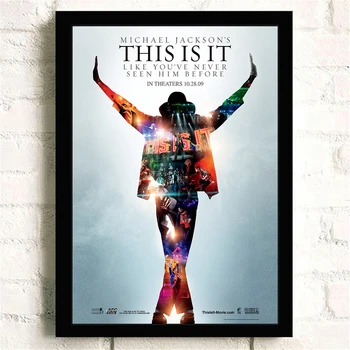Michael Jackson Poster Muzica Pop Nașul Panza Pictura Arta de Perete Poza pentru Living Modern Decor Acasă Cadou Neînrămate