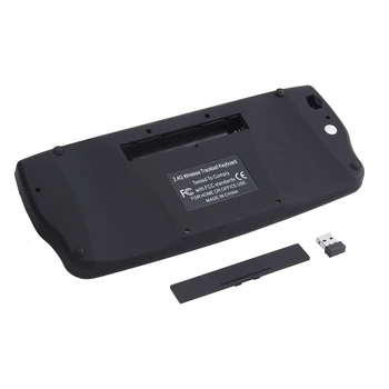 2.4 GHz Trackball Wireless Keyboard 2 In 1 Multi-Media Funcțional Air Mouse Tastatura Kituri De Home Office Keyboard Accesorii De Calculator