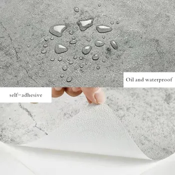 Ciment Adeziv Autocolant pentru Mobilier Living Decor Tapet Dormitor Film de Vinil PVC Impermeabil Wallstickers Cameră Decor