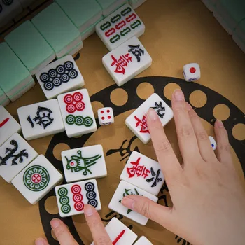 Șah Joc de Șah Bord Mahjong Adulti Clasic de Familie Geometria Sacră Mahjong neobișnuit cuplu juegos en familia jocuri de interior