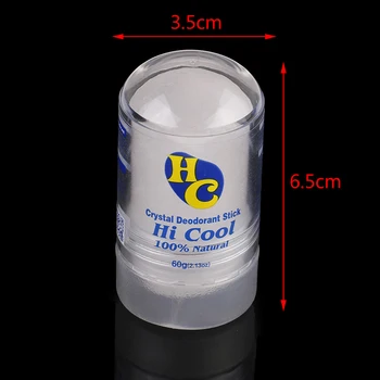60g Alaun Stick Deodorant Stick Corp Miros Remover Antiperspirant Stick de Alaun Deodorant Cristal sub brat de Ștergere Pentru Femei, Barbat